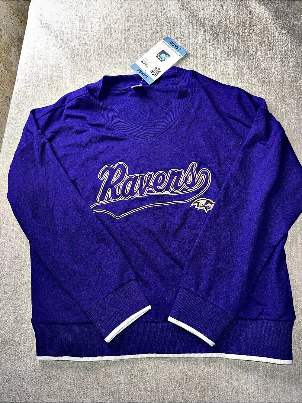 NFL Team Apparel Baltimore Ravens NFL Long Sleeve Pullover S, M, L NWT